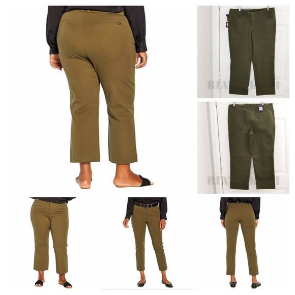 Banana Republic Pants - GREEN NWT Banana Republic Ladies' Slim-Straight‎ Capri Pant